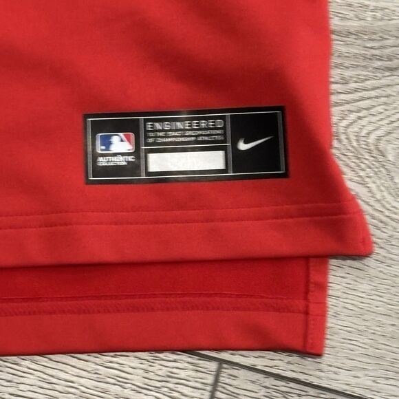 MLB Los Angeles Angels Anaheim Nike Dri Fit Team Issued Shirt Athletic Medium - Picture 4 of 8